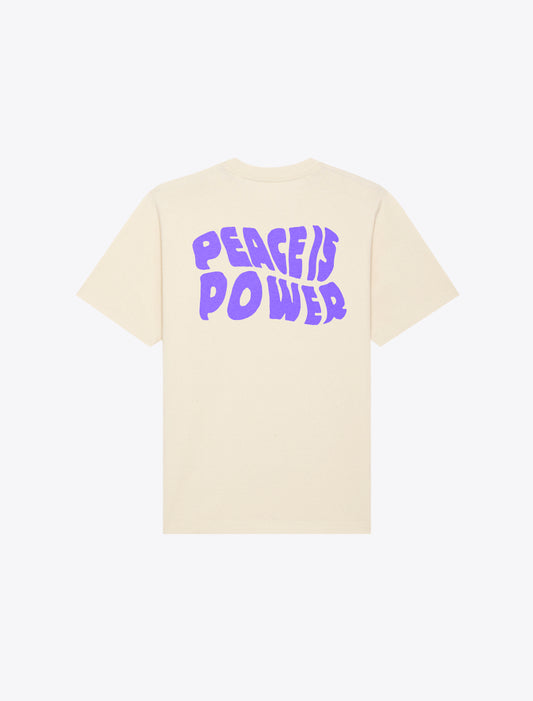 Peace is power t-shirt